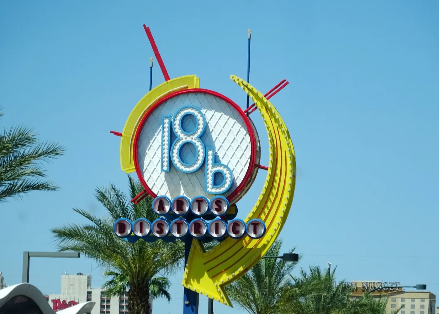 18b Arts District sign in Las Vegas