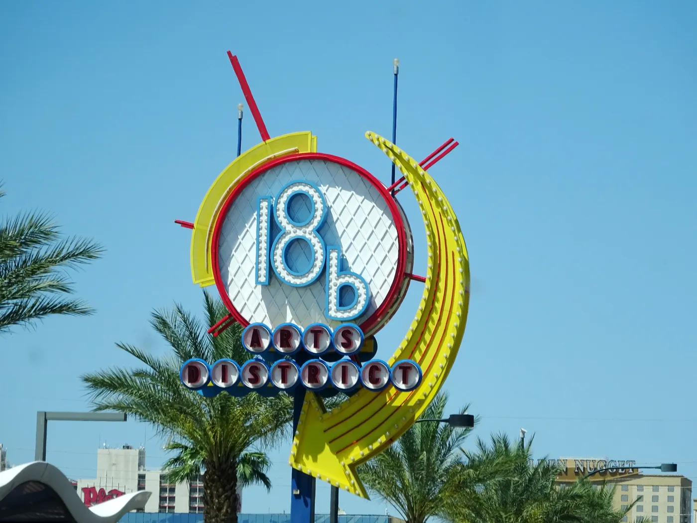 18b Arts District sign in Las Vegas